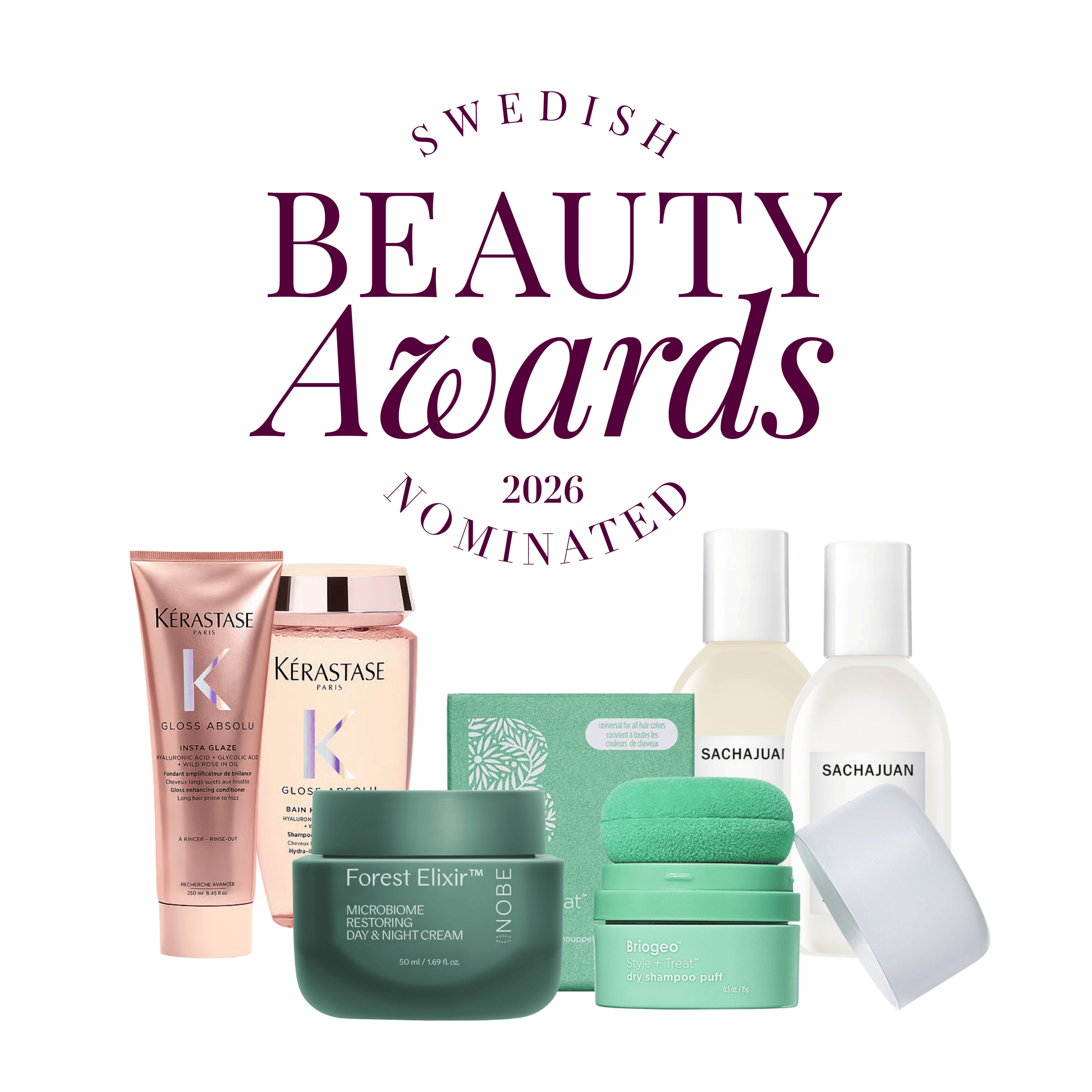 Nominerade till Swedish Beauty Awards 2026